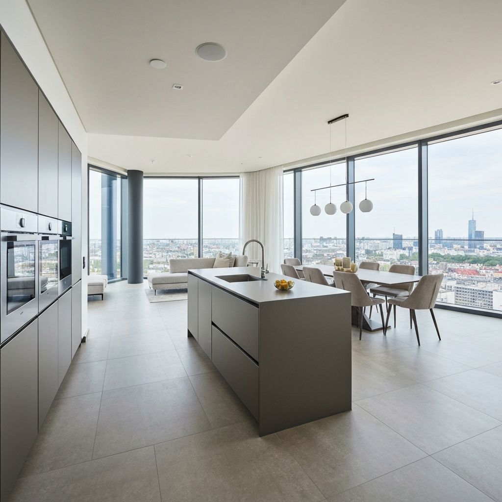 Penthouse z widokiem na miasto